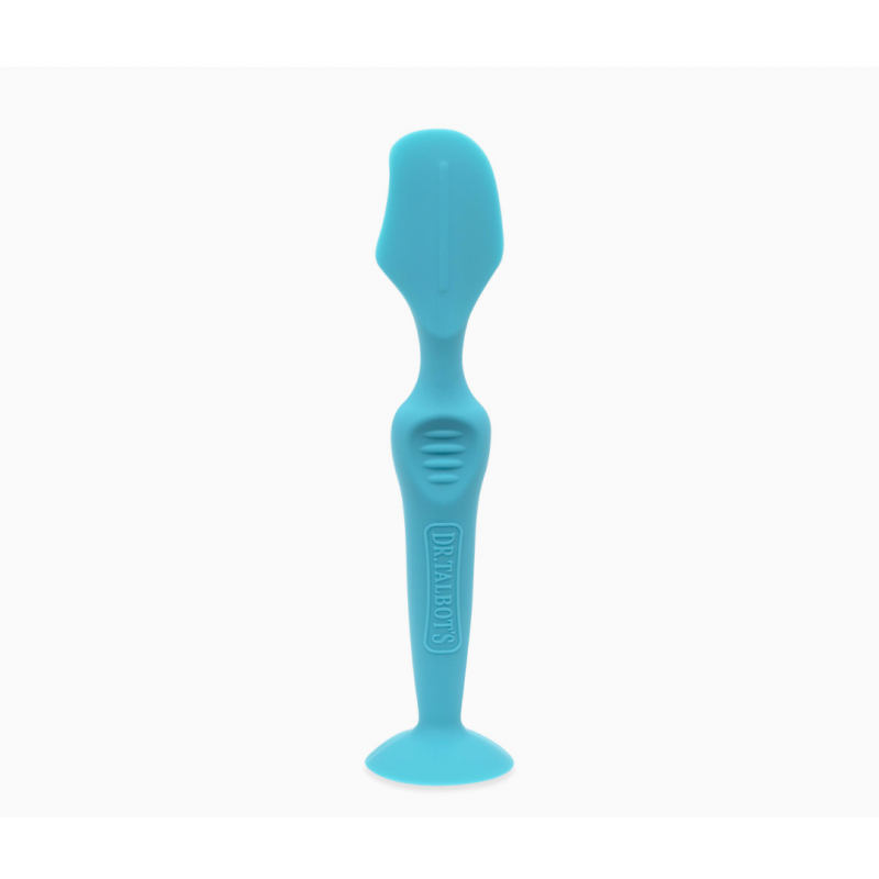 Nuby Dr. Talbots Silicone Diaper Cream Brush with Suction Base, Aqua