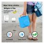 OmieBox Bento Box for Kids - Insulated Lunch Box with Leak Proof Thermos Food Jar - 3 Compartments, 2 Temperature Zones (Blue Sky)