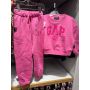 Conjunto oversized de moletom com fleece