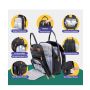 BabbleRoo Diaper Bag Backpack - Multi function Waterproof Diaper Bag, Travel Essentials Baby Tote with Changing Pad, Stroller Straps & Pacifier Case - Unisex, black 