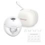 Momcozy M5 Hands-Free Wearable Breast Pump, SINGLE Sealed Flange for Baby-Like Comfort, 3 Modes & 9 Suction Levels, Portable Electric Pump – 24mm, 1-Pack Quill Gray