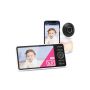 VTech Smart WiFi Baby Monitor, 2K CMOS Sensor Camera, 5.5-inch HD IPS Screen, Clear Infrared Night Vision, Pan-Tilt, 24x Zoom, 2-Way Talk, Multi-Color Night Light, Soothing, Free App: Smart HD Plus