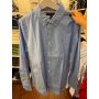 Camisa social manga longa REGULAR fit linho e algodão