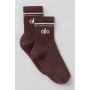 Unisex Half-Crew Throwback Sock