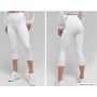 High-Waist Airbrush Capri