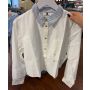 camisa oversized cropped de botão