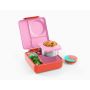 OmieBox Bento Box for Kids - Insulated with Leak Proof Thermos Food Jar - 3 Compartments, Two Temperature Zones (Single) (Packaging May Vary)