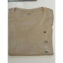 camiseta gola V manga curta