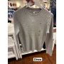 Sweater tricot trançado manga longa