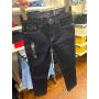 calça jeans Straight slim com ajuste na cintura