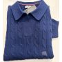 Polo sweater tricot trançado