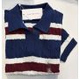 Polo sweater tricot trançado