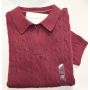 Polo sweater tricot trançado