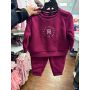 conjunto moletom e calça com fleece