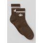 Unisex Half-Crew Throwback Sock