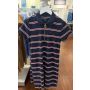 Vestido com gola polo