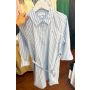 Vestido Algodão Oxford Manga Longa