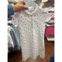 vestido polo com manga curta