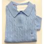 Polo sweater tricot trançado