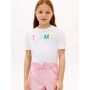 Kids' Color Logo Puff-Sleeve T-Shirt