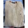 cardigan tricot trançado manga longa