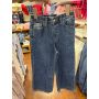 calça jeans pull on Wide Leg