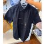 Camisa social manga curta REGULAR fit stretch cotton