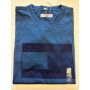 Camiseta Regular Fit tingida com índigo