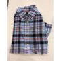 Camisa regular fit stretch manga curta oxford