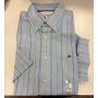 Camisa regular fit stretch manga curta oxford
