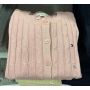 cardigan tricot trançado Manga Longa