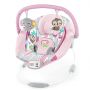 Bright Starts Comfy Baby Bouncer Soothing Vibrations Infant Seat - Taggies, Music, Removable -Toy Bar
