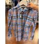 Camisa social manga longa REGULAR fit linho e algodão