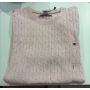sweater tricot trançado manga curta