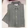 Camisa regular fit stretch manga curta oxford