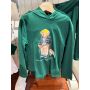 CAMISETA MANGA LONGA COM CAPUZ