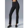 SDenim Knit High-Waist Flare Pant