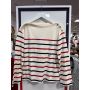 blusa oversized manga longa detalhe ombro