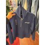 Moletom com fleece e gola