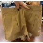 stretch pleated short