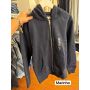 Casaco de moletom com fleece e zíper