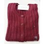 cardigan tricot trançado manga longa