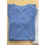 camiseta gola U manga curta