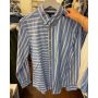 Camisa social manga longa REGULAR fit linho e algodão