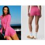 Wool Cashmere Ribbed Noble Short