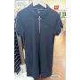 Vestido com gola polo