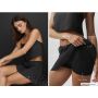 Semi-Sheer Golden Hour Tennis Skirt
