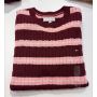 sweater tricot trançado manga curta