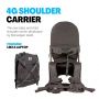 MINIMEIS - G4 LIGHTWEIGHT CHILD SHOULDER CARRIER, GREY