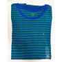 camiseta gola U manga curta